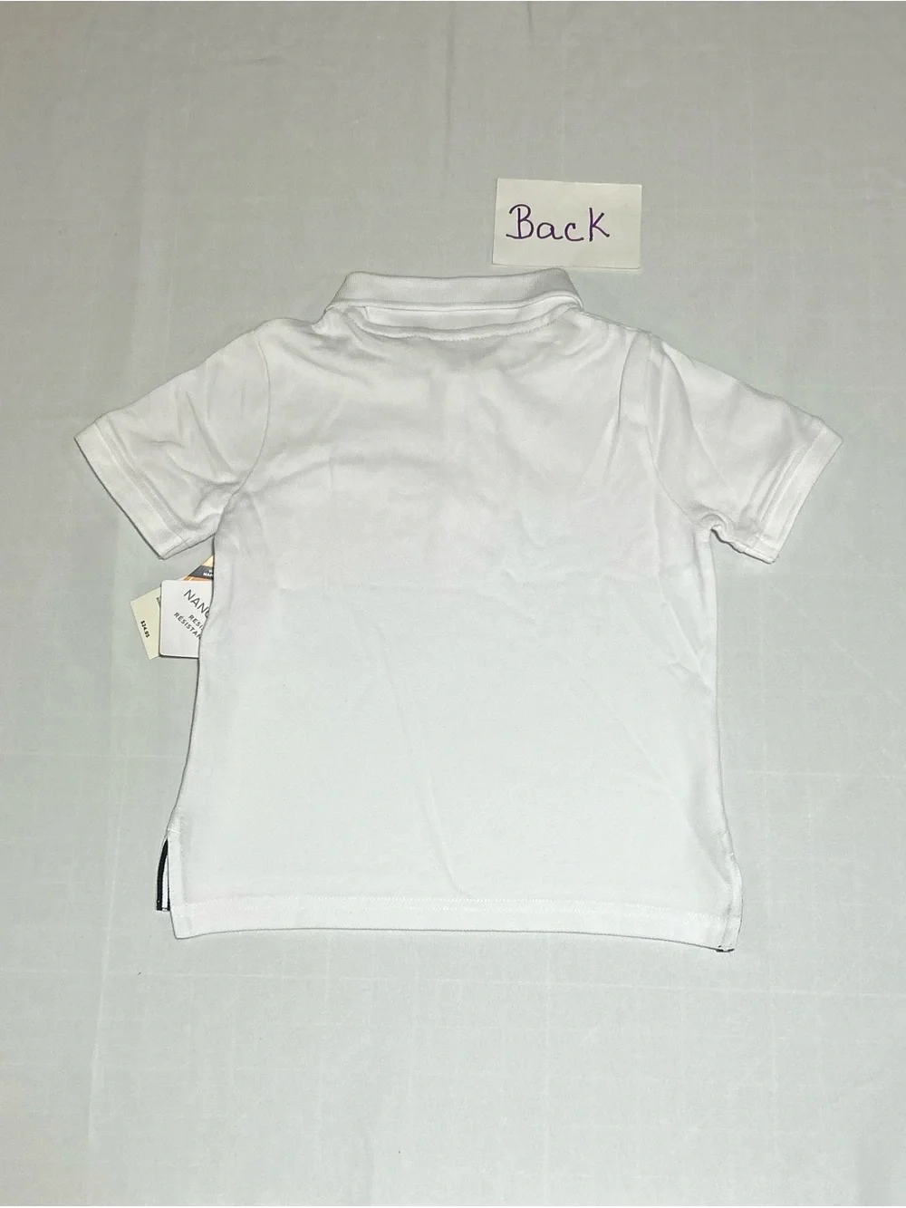 Gymboree Boys White Short Sleeve Stain Resistance Polo Top NWT Uniform Preppy